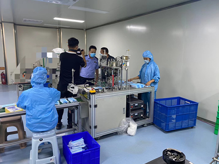 市(shì)公安局領導來(lái)公司現(xiàn)場(chǎng)調研工(gōng)作(zuò)